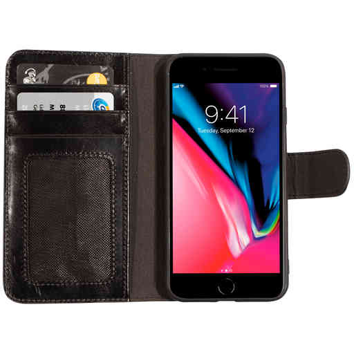 Mobiparts Excellent Wallet Case 2.0 Apple iPhone 7/8/SE (2020/2022) Jade Black