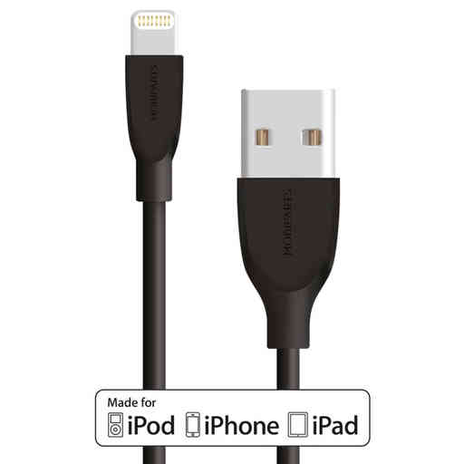 Mobiparts Apple Lightning to USB Cable 2A 50 cm Black