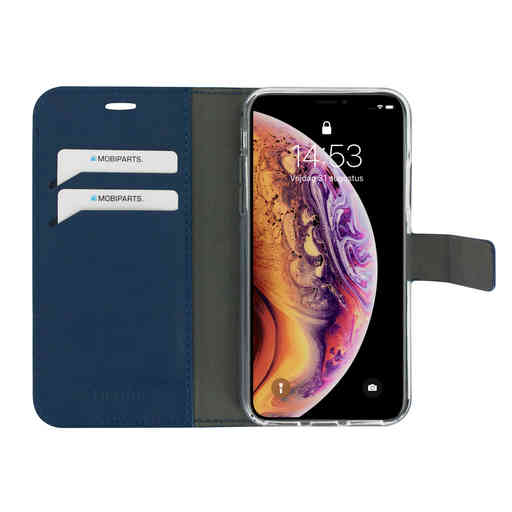 Mobiparts Classic Wallet Case Apple iPhone X/XS Blue