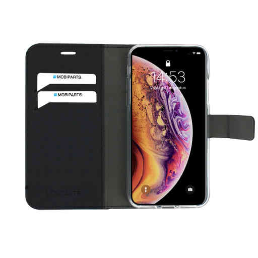 Mobiparts Saffiano Wallet Case Apple iPhone X/XS Black