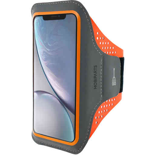 Mobiparts Comfort Fit Sport Armband Apple iPhone XR Neon Orange