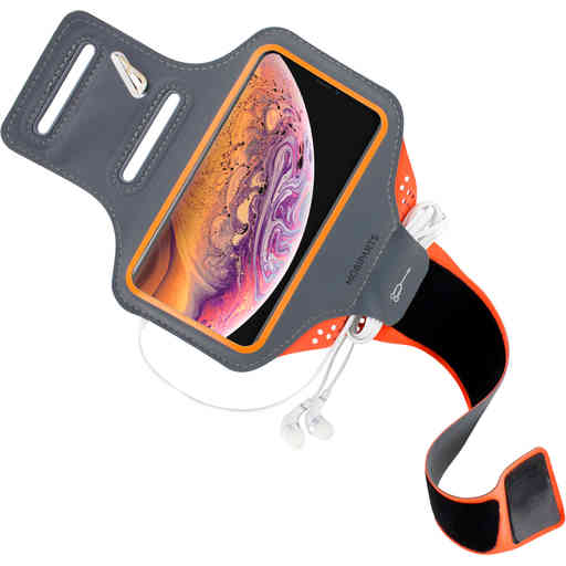 Mobiparts Comfort Fit Sport Armband Apple iPhone XS Max Neon Orange