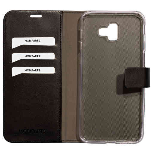 Mobiparts Classic Wallet Case Samsung Galaxy J6 Plus (2018) Black