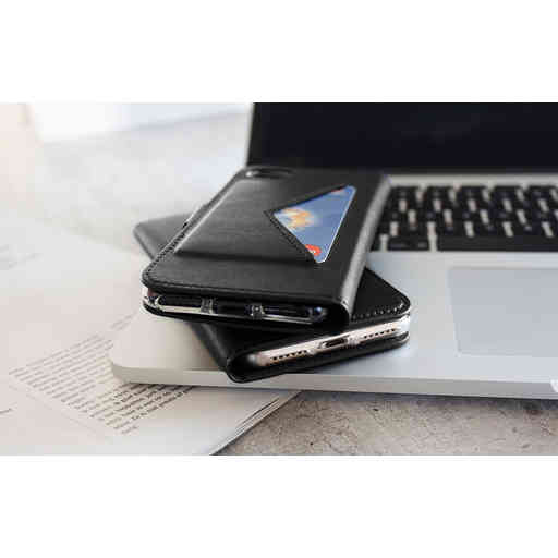 Mobiparts Classic Wallet Case LG V40 ThinQ Black