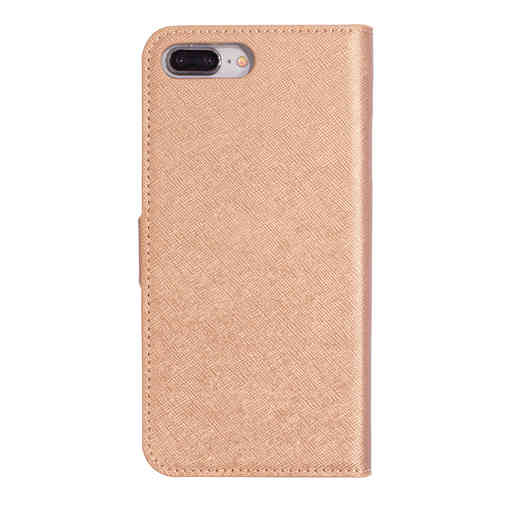 Mobiparts Saffiano Wallet Case Apple iPhone 7 Plus/8 Plus Copper
