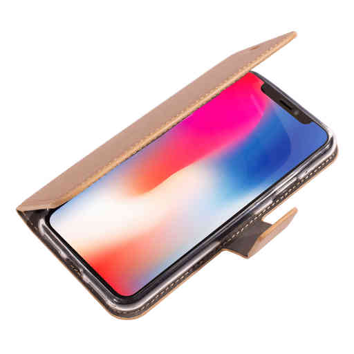 Mobiparts Saffiano Wallet Case Apple iPhone X/XS Copper