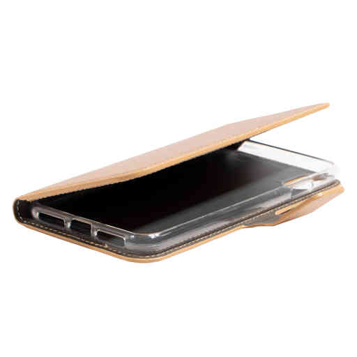 Mobiparts Saffiano Wallet Case Apple iPhone XS Max Copper