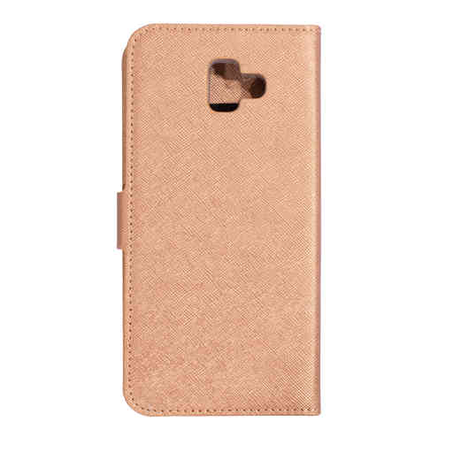 Mobiparts Saffiano Wallet Case Samsung Galaxy J6 Plus (2018) Copper