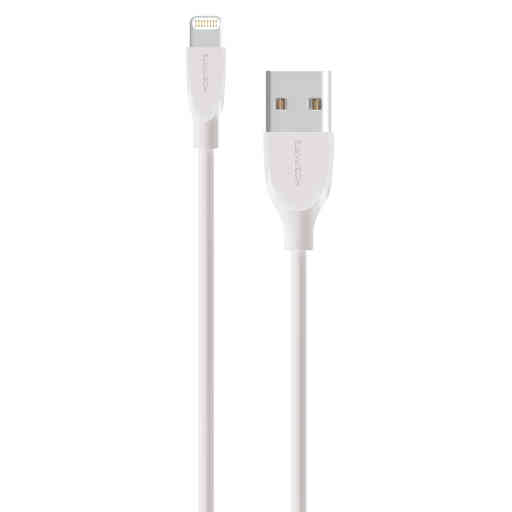 Mobiparts Car Pack Magnetic Vent Holder 2.4A + Lightning Cable White