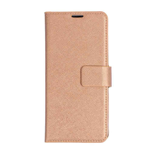 Mobiparts Saffiano Wallet Case Samsung Galaxy S10 Copper