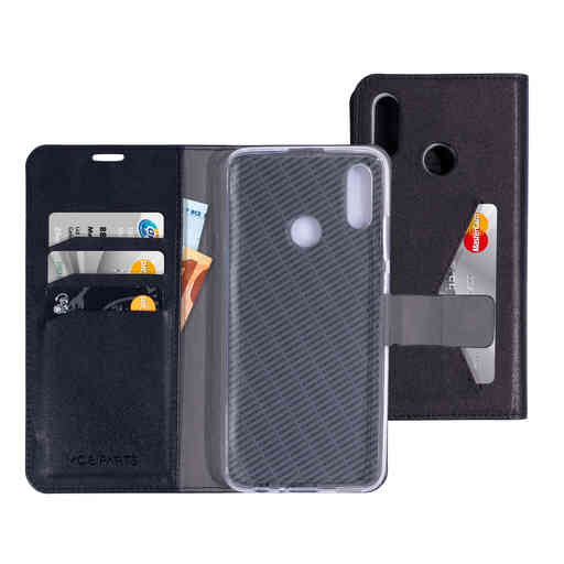 Mobiparts Classic Wallet Case Huawei P Smart (2019) Black