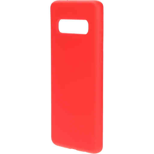 Mobiparts Silicone Cover Samsung Galaxy S10 Scarlet Red