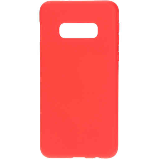 Mobiparts Silicone Cover Samsung Galaxy S10e Scarlet Red