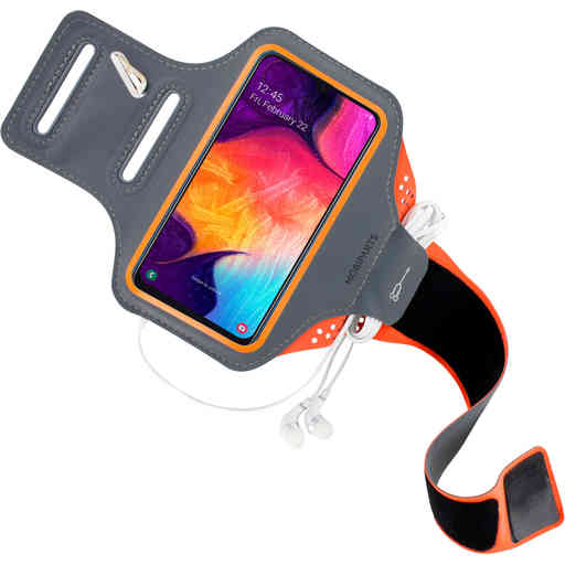 Mobiparts Comfort Fit Sport Armband Samsung Galaxy A50/A30S Neon Orange