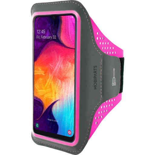 Mobiparts Comfort Fit Sport Armband Samsung Galaxy A50/A30S Neon Pink