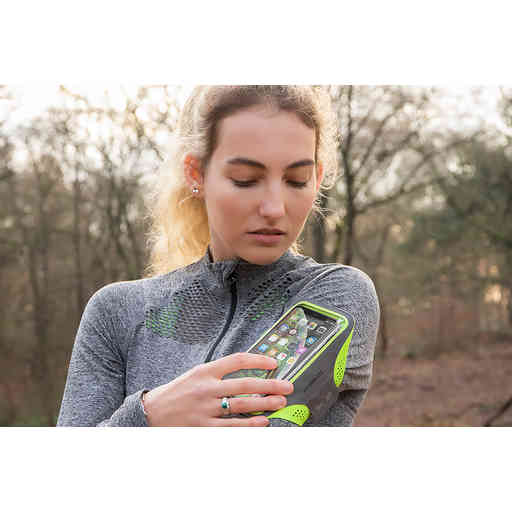 Mobiparts Comfort Fit Sport Armband Samsung Galaxy A20e (2019) Neon Green
