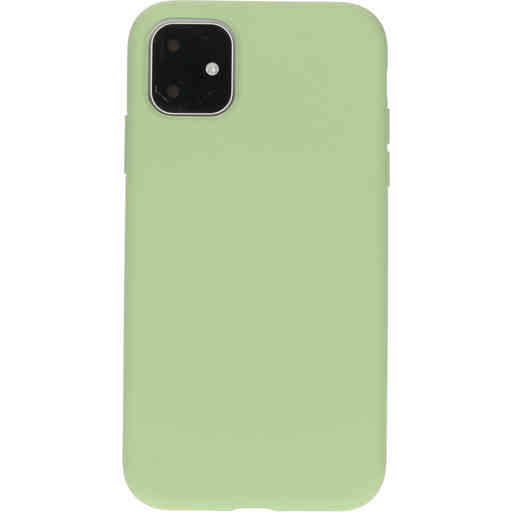 Mobiparts Silicone Cover Apple iPhone 11  Pistache Green