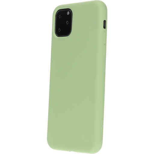 Mobiparts Silicone Cover Apple iPhone 11 Pro Max  Pistache Green